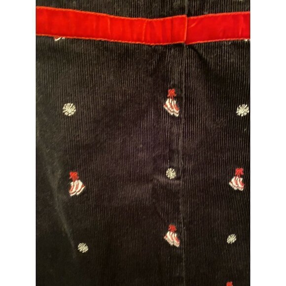 Hartstrings Sz 12 Black Corduroy Skater‎ Snowflake  Girl’s Dress Jumper - Picture 5 of 6